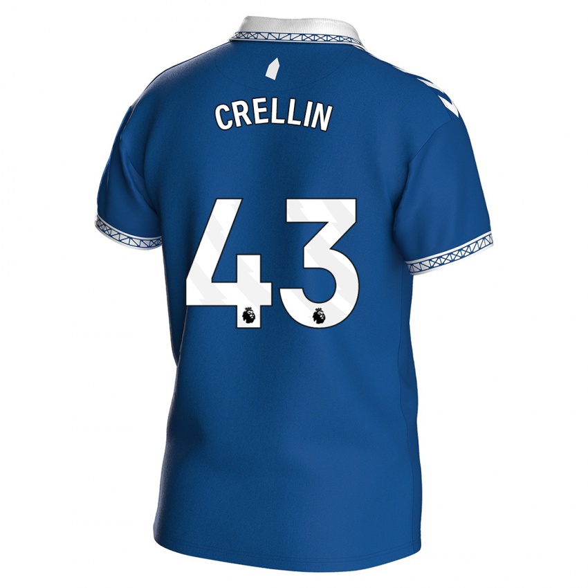 Kinder Billy Crellin #43 Königsblau Heimtrikot Trikot 2023/24 T-Shirt Belgien