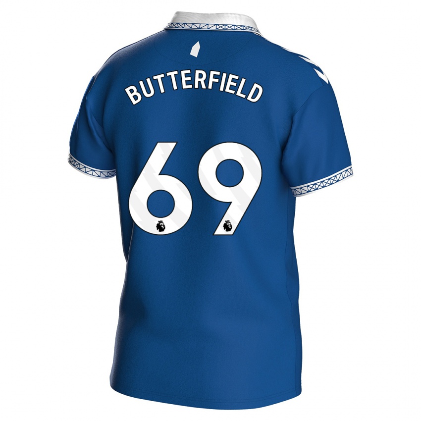 Kinder Luke Butterfield #69 Königsblau Heimtrikot Trikot 2023/24 T-Shirt Belgien