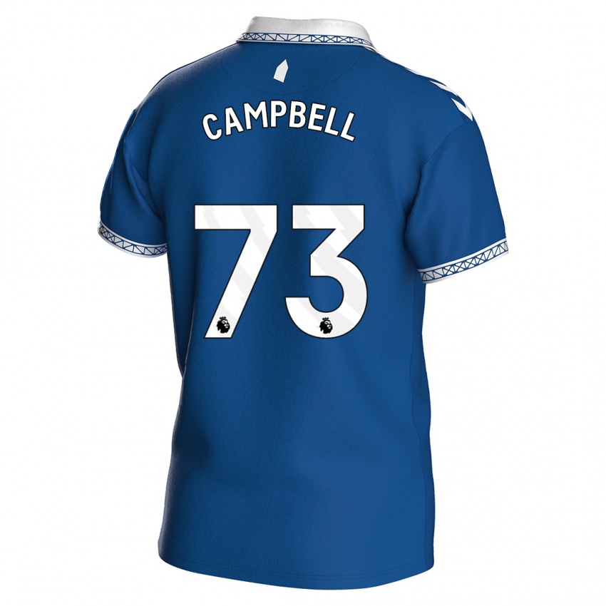 Kinderen Elijah Campbell #73 Koningsblauw Thuisshirt Thuistenue 2023/24 T-Shirt België