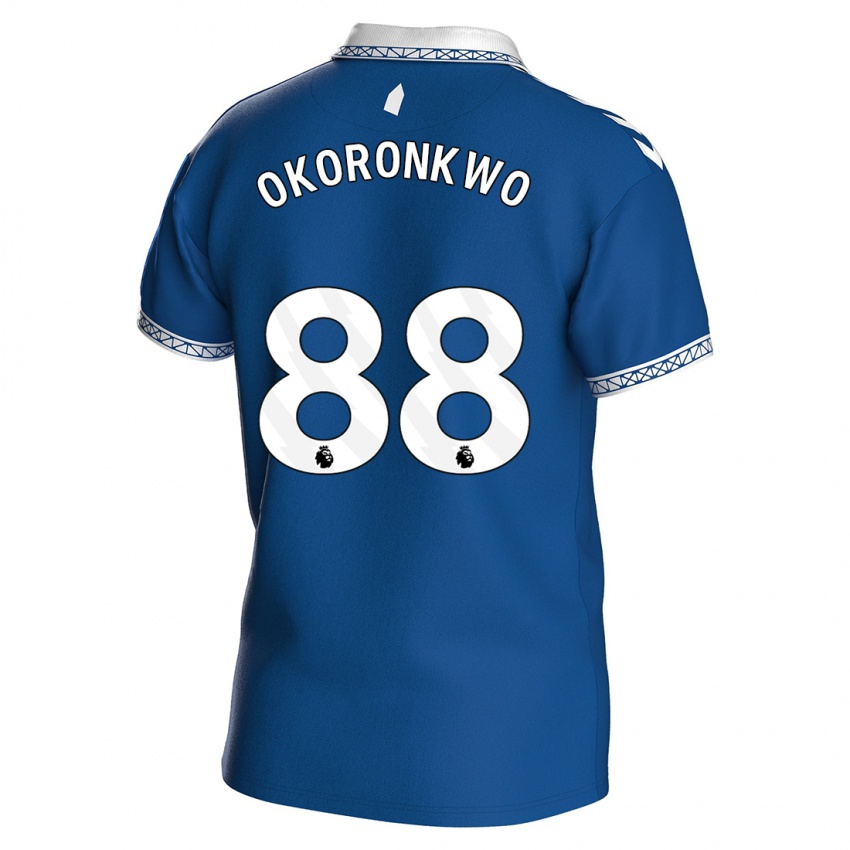 Kinder Francis Okoronkwo #88 Königsblau Heimtrikot Trikot 2023/24 T-Shirt Belgien