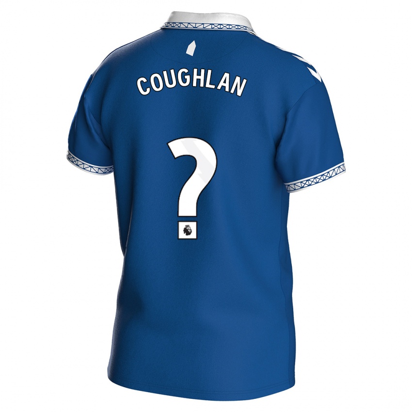 Kinder Sam Coughlan #0 Königsblau Heimtrikot Trikot 2023/24 T-Shirt Belgien