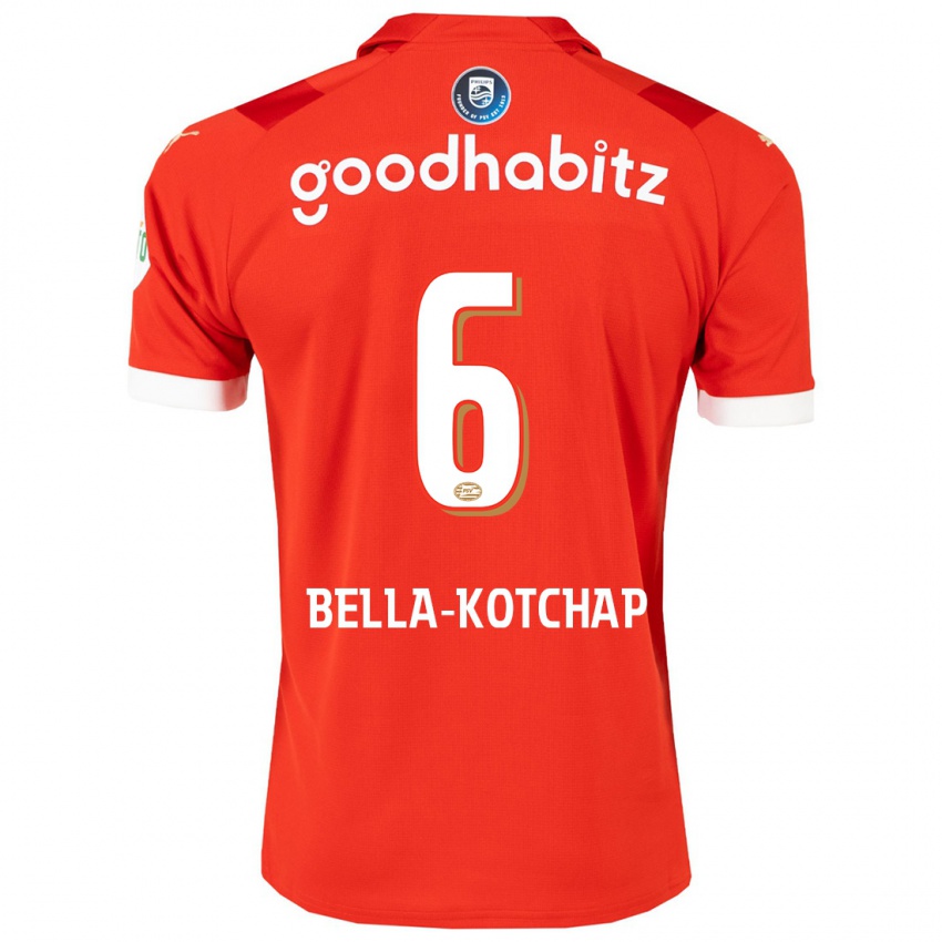 Kinder Armel Bella-Kotchap #6 Rot Heimtrikot Trikot 2023/24 T-Shirt Belgien
