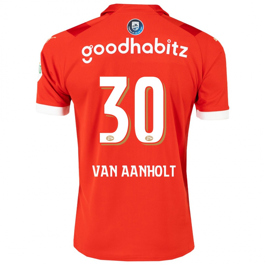 Kinder Patrick Van Aanholt #30 Rot Heimtrikot Trikot 2023/24 T-Shirt Belgien
