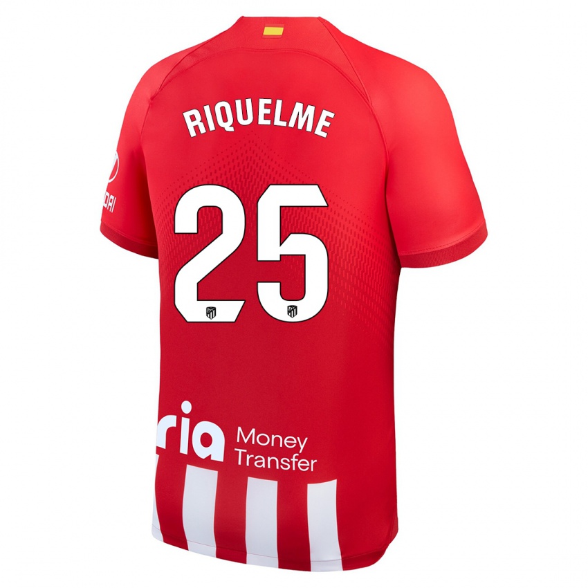 Kinderen Rodrigo Riquelme #25 Rood Wit Thuisshirt Thuistenue 2023/24 T-Shirt België