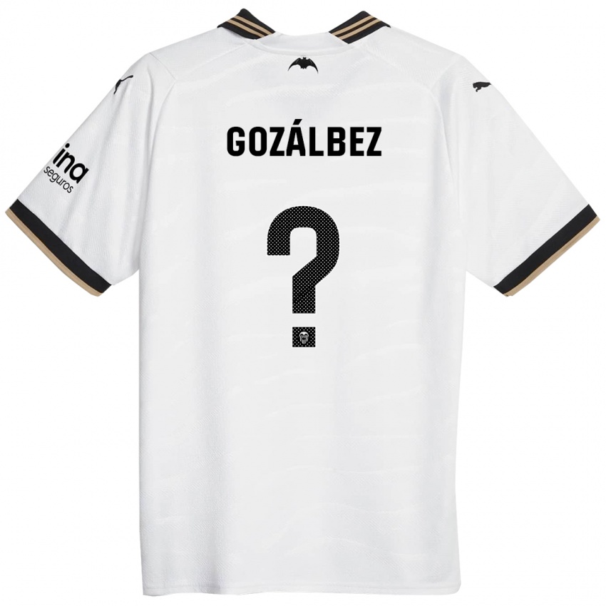 Kinder Pablo Gozálbez #0 Weiß Heimtrikot Trikot 2023/24 T-Shirt Belgien