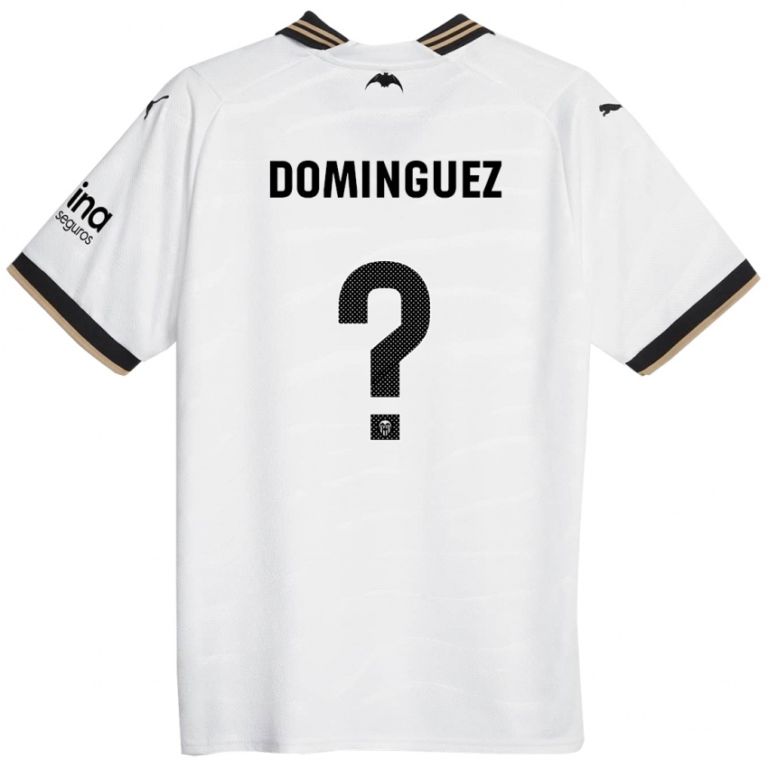 Kinderen Mario Dominguez #0 Wit Thuisshirt Thuistenue 2023/24 T-Shirt België