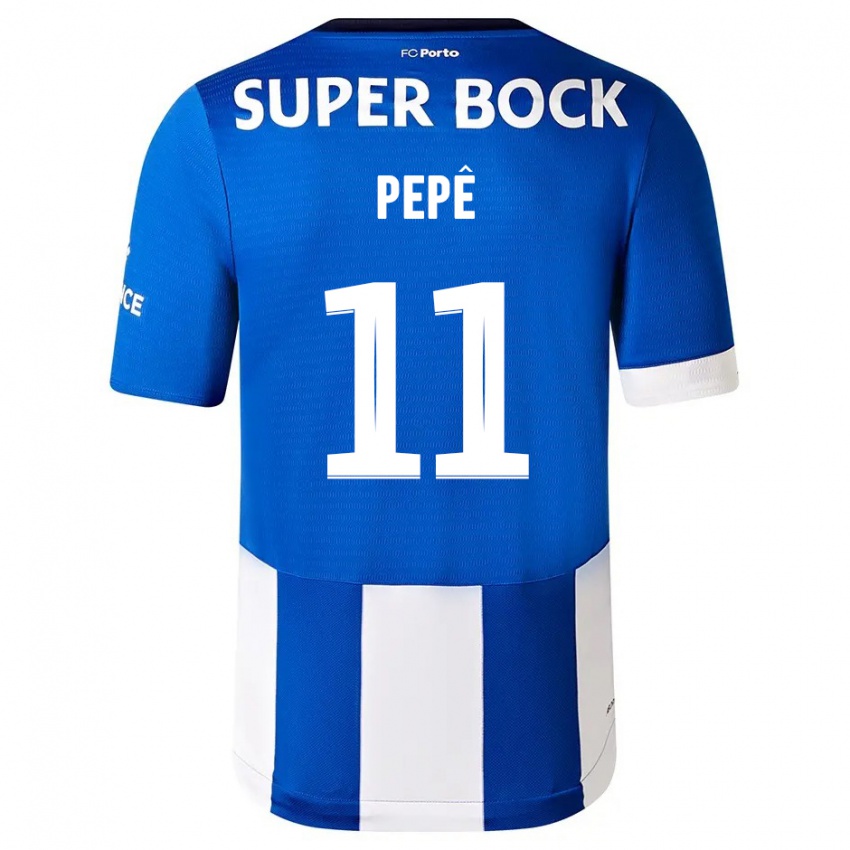 Kinder Pepe #11 Blau Weiss Heimtrikot Trikot 2023/24 T-Shirt Belgien