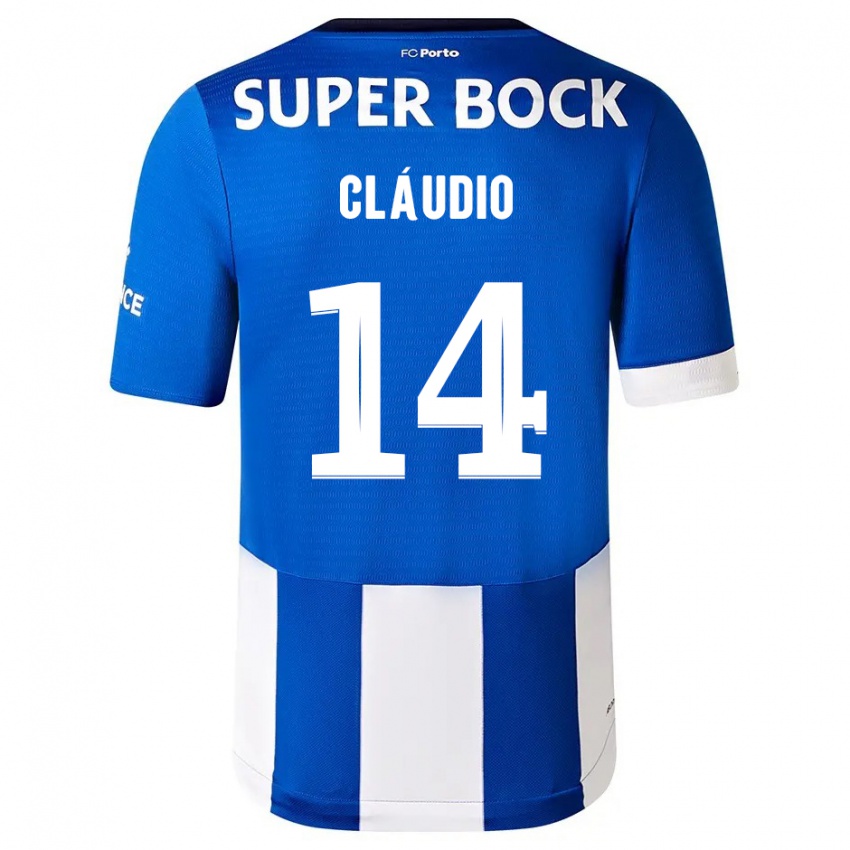 Kinder Claudio Ramos #14 Blau Weiss Heimtrikot Trikot 2023/24 T-Shirt Belgien