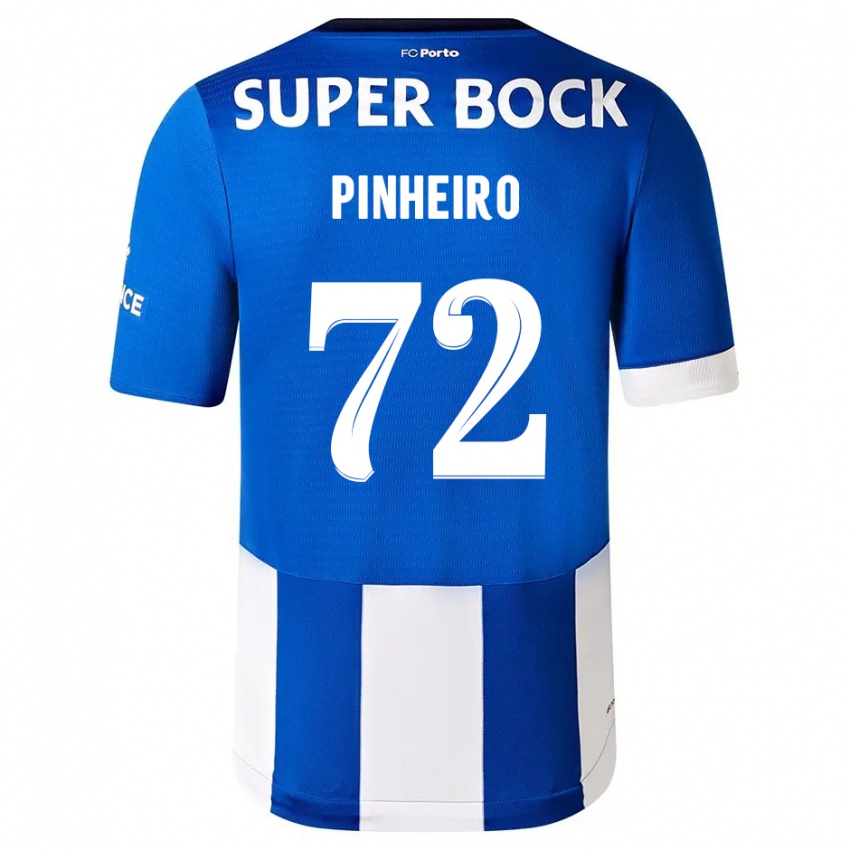 Kinder Rodrigo Pinheiro #72 Blau Weiss Heimtrikot Trikot 2023/24 T-Shirt Belgien