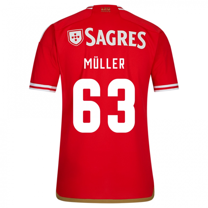 Kinder José Müller #63 Rot Heimtrikot Trikot 2023/24 T-Shirt Belgien