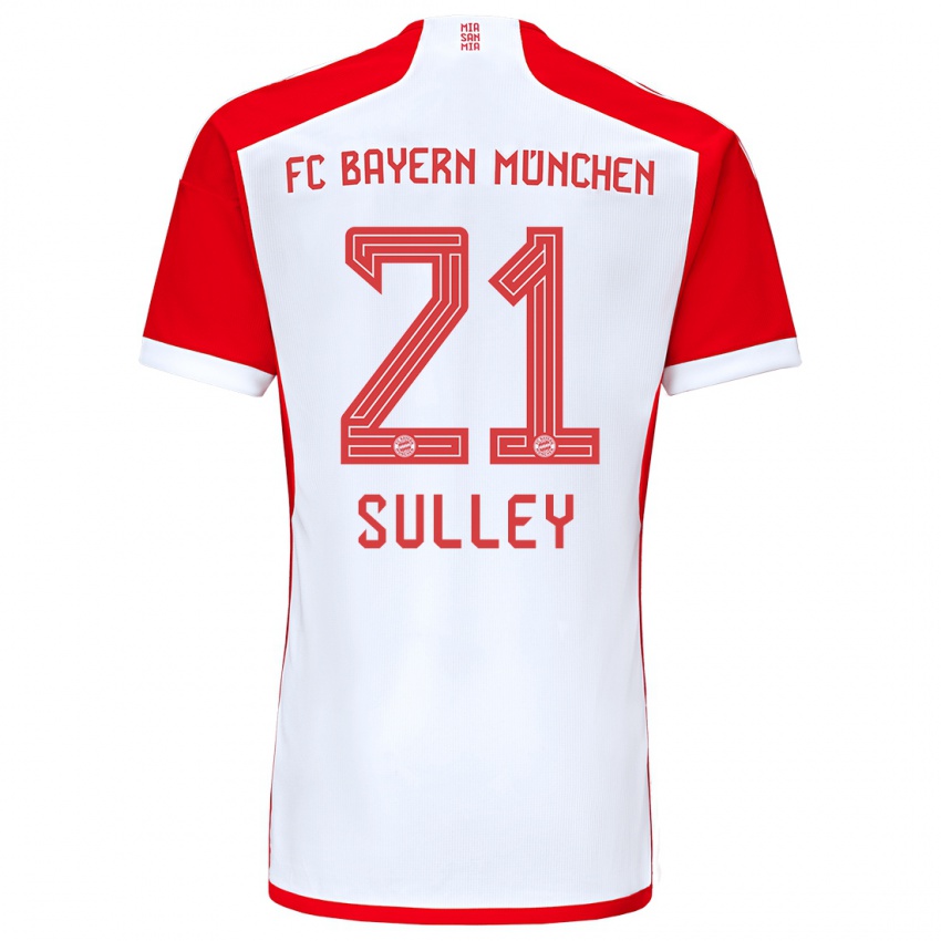 Kinderen Williams Baffour Sulley #21 Rood Wit Thuisshirt Thuistenue 2023/24 T-Shirt België