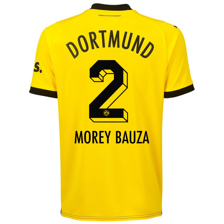 Kinder Mateu Morey Bauza #2 Gelb Heimtrikot Trikot 2023/24 T-Shirt Belgien