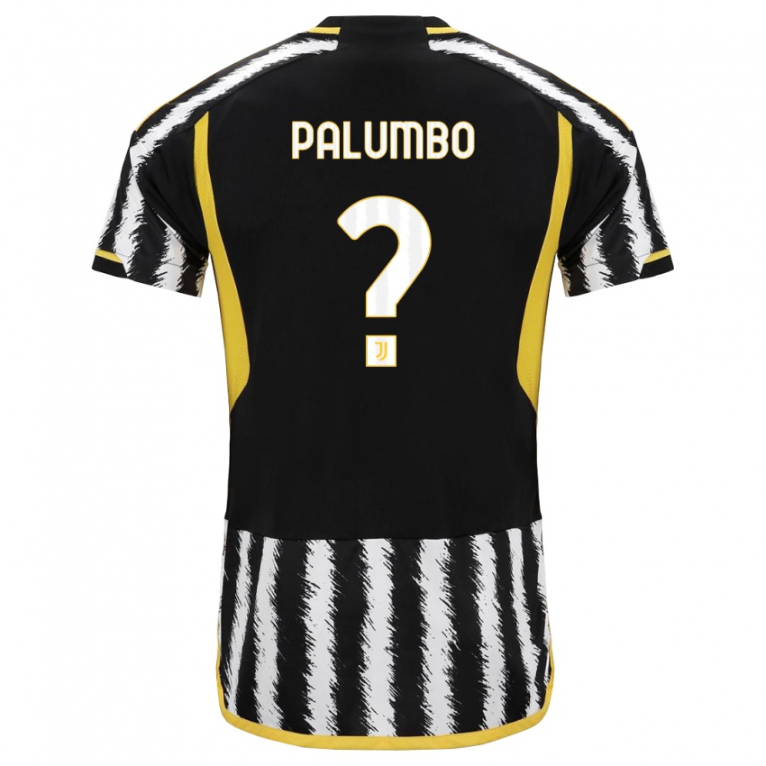 Kinderen Martin Palumbo #0 Zwart Wit Thuisshirt Thuistenue 2023/24 T-Shirt België
