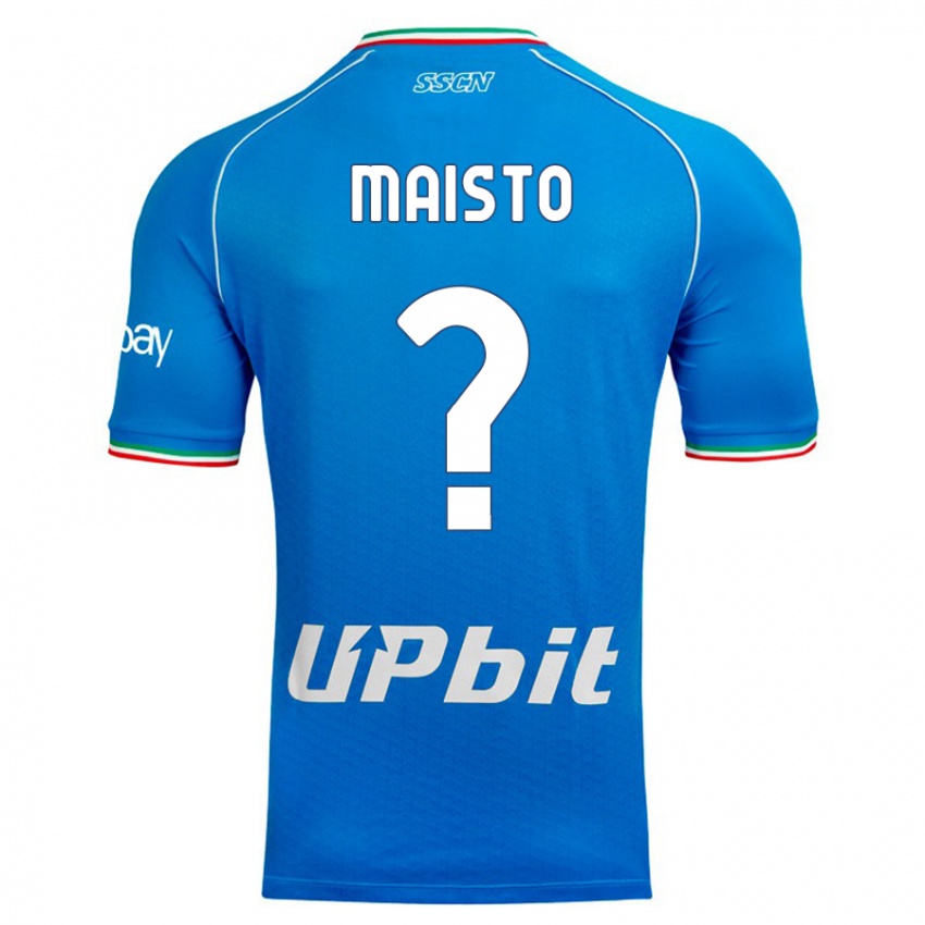 Kinder Antonio Maisto #0 Himmelblau Heimtrikot Trikot 2023/24 T-Shirt Belgien