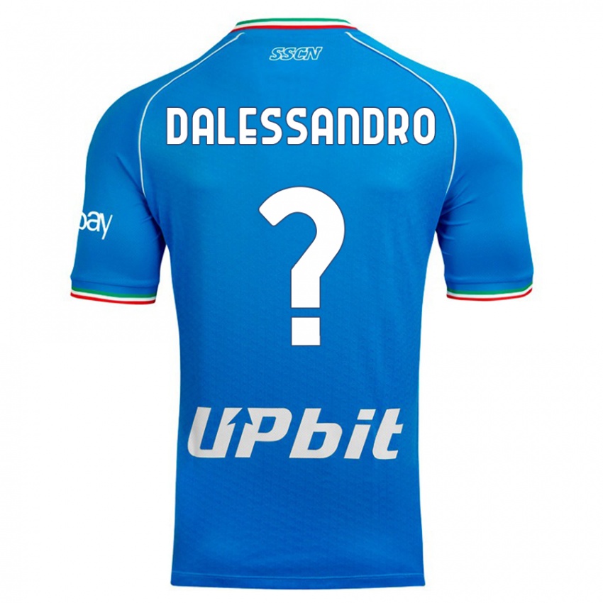 Kinderen Nicola Dalessandro #0 Hemelsblauw Thuisshirt Thuistenue 2023/24 T-Shirt België