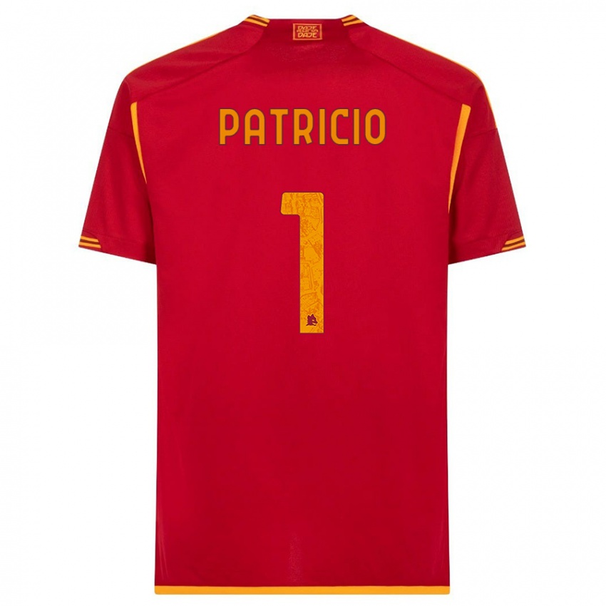Kinder Rui Patricio #1 Rot Heimtrikot Trikot 2023/24 T-Shirt Belgien