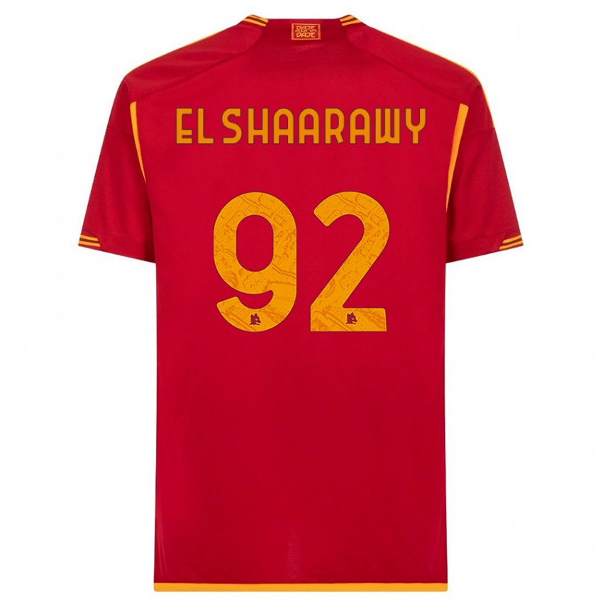Enfant Maillot Stephan El Shaarawy #92 Rouge Tenues Domicile 2023/24 T-Shirt Belgique