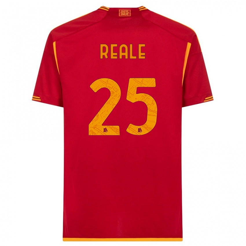 Kinder Filippo Reale #25 Rot Heimtrikot Trikot 2023/24 T-Shirt Belgien