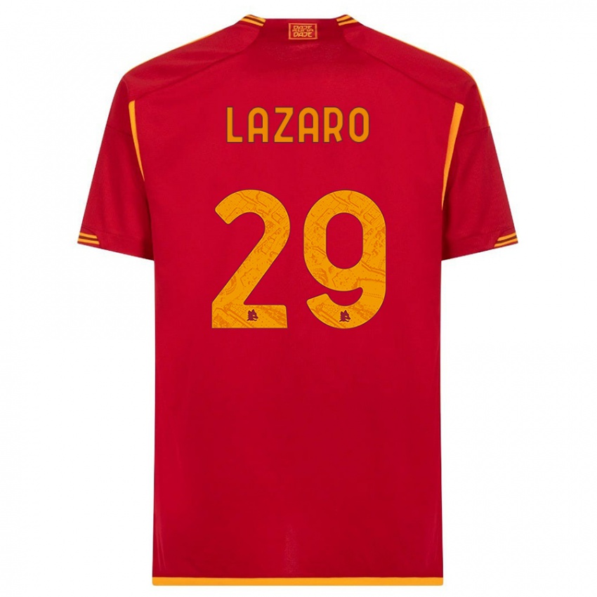 Kinderen Paloma Lazaro #29 Rood Thuisshirt Thuistenue 2023/24 T-Shirt België