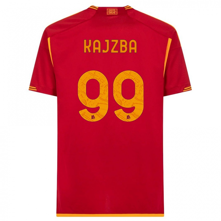 Kinder Nina Kajzba #99 Rot Heimtrikot Trikot 2023/24 T-Shirt Belgien