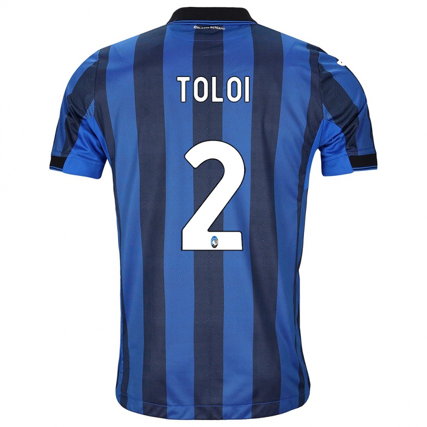 Enfant Maillot Rafael Tolói #2 Noir Bleu Tenues Domicile 2023/24 T-Shirt Belgique