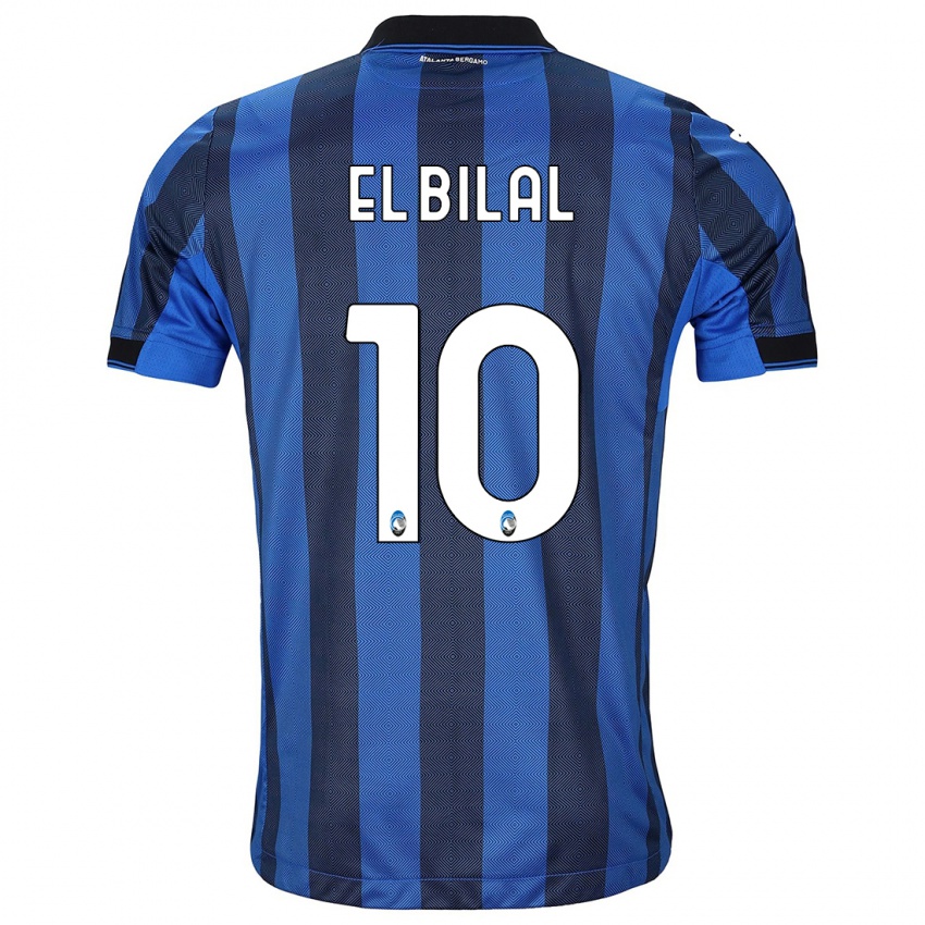 Enfant Maillot El Bilal Touré #10 Noir Bleu Tenues Domicile 2023/24 T-Shirt Belgique