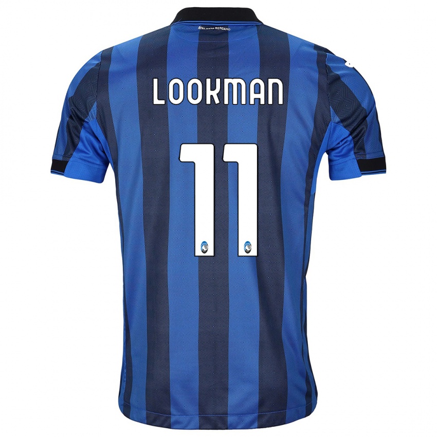 Kinderen Ademola Lookman #11 Zwart Blauw Thuisshirt Thuistenue 2023/24 T-Shirt België