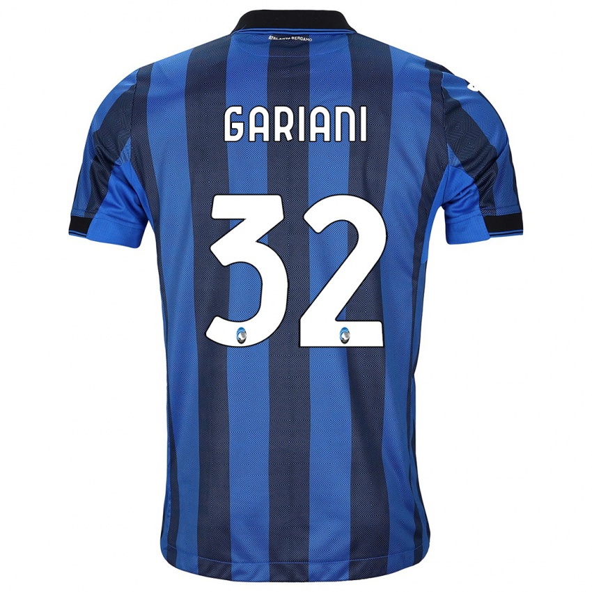 Kinder Niccolò Gariani #32 Schwarz Blau Heimtrikot Trikot 2023/24 T-Shirt Belgien