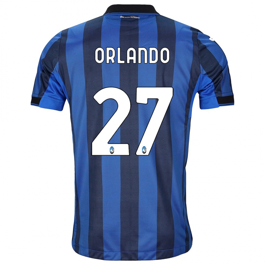 Kinder Daniele Orlando #27 Schwarz Blau Heimtrikot Trikot 2023/24 T-Shirt Belgien