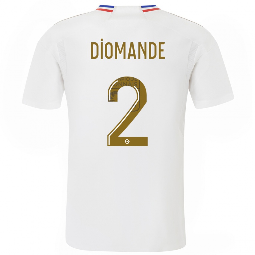 Kinder Sinaly Diomande #2 Weiß Heimtrikot Trikot 2023/24 T-Shirt Belgien