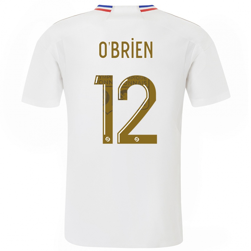Kinder Jake O'brien #12 Weiß Heimtrikot Trikot 2023/24 T-Shirt Belgien