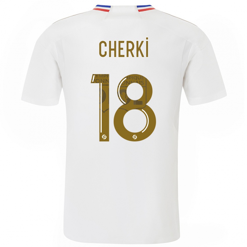 Kinder Rayan Cherki #18 Weiß Heimtrikot Trikot 2023/24 T-Shirt Belgien