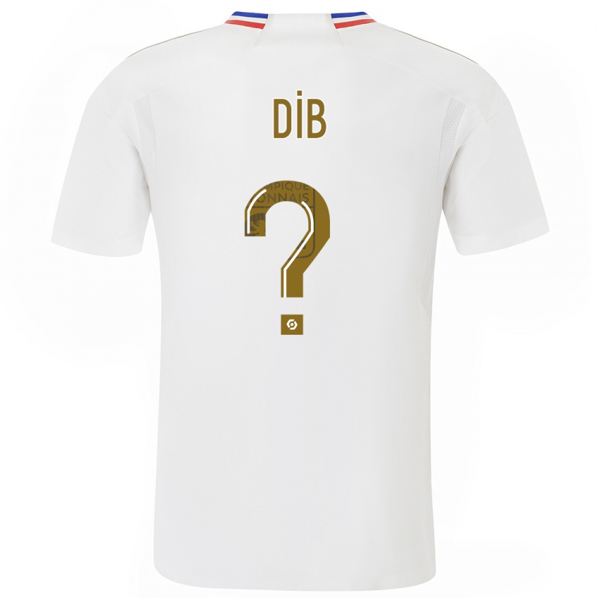 Kinderen Djibrail Dib #0 Wit Thuisshirt Thuistenue 2023/24 T-Shirt België