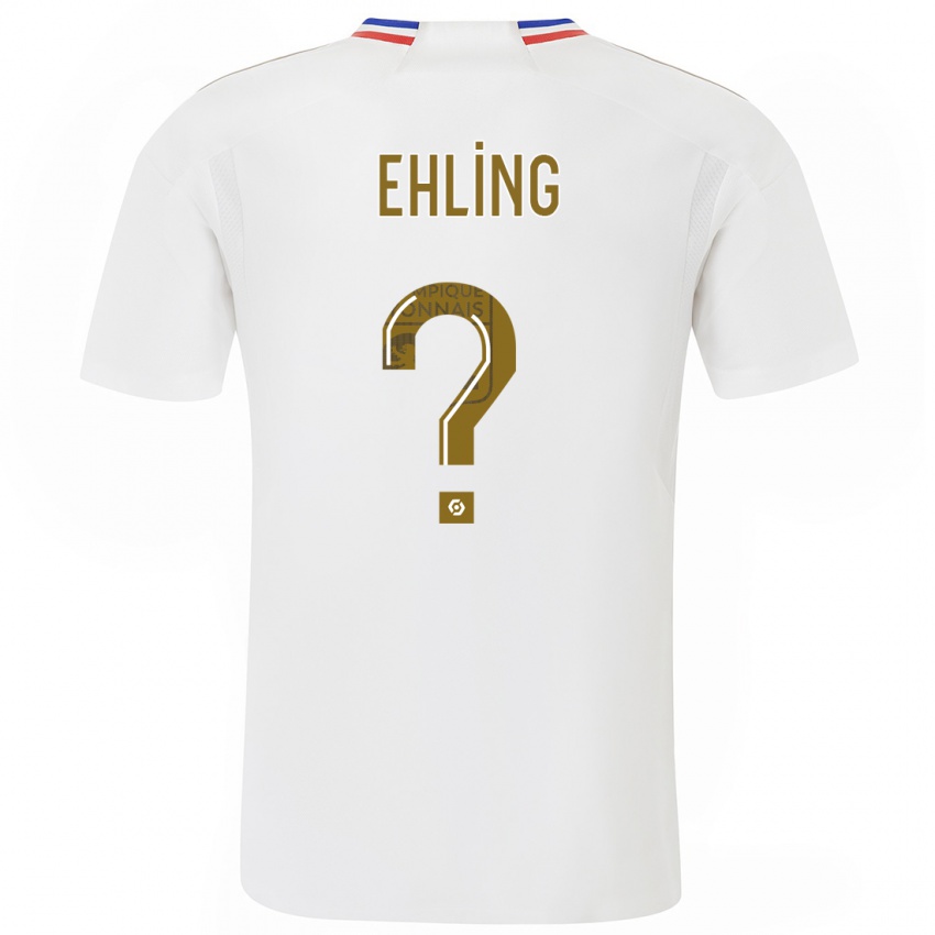 Kinder Thibaut Ehling #0 Weiß Heimtrikot Trikot 2023/24 T-Shirt Belgien