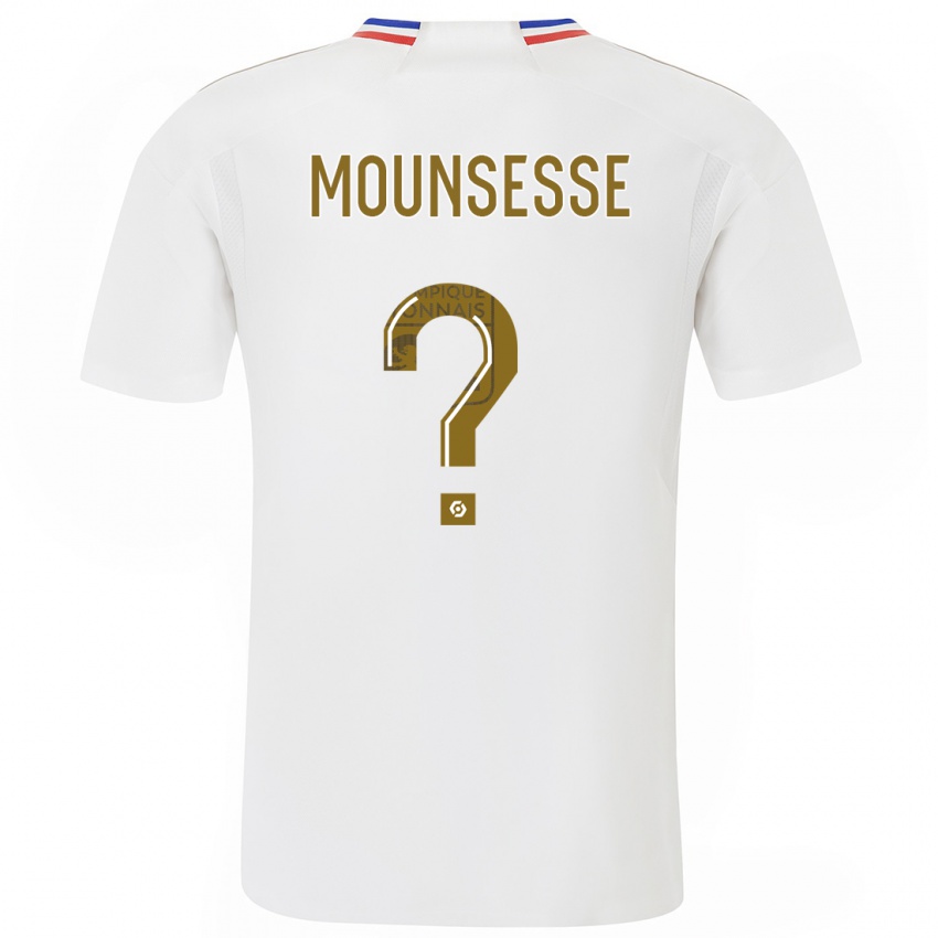 Kinderen Jeremy Mounsesse #0 Wit Thuisshirt Thuistenue 2023/24 T-Shirt België