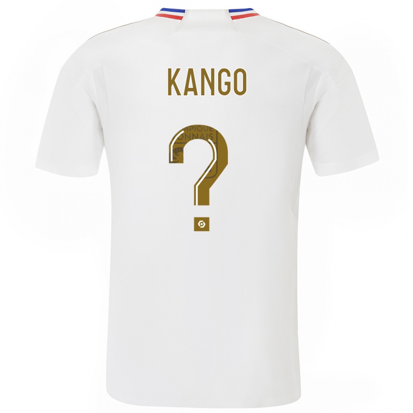 Kinder Steeve Kango #0 Weiß Heimtrikot Trikot 2023/24 T-Shirt Belgien