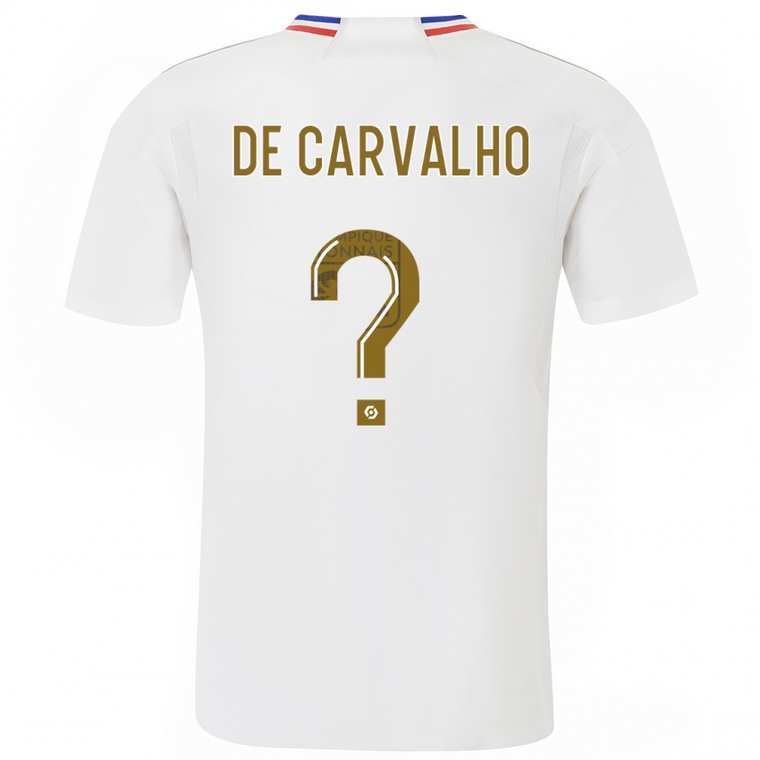 Kinder Mathys De Carvalho #0 Weiß Heimtrikot Trikot 2023/24 T-Shirt Belgien