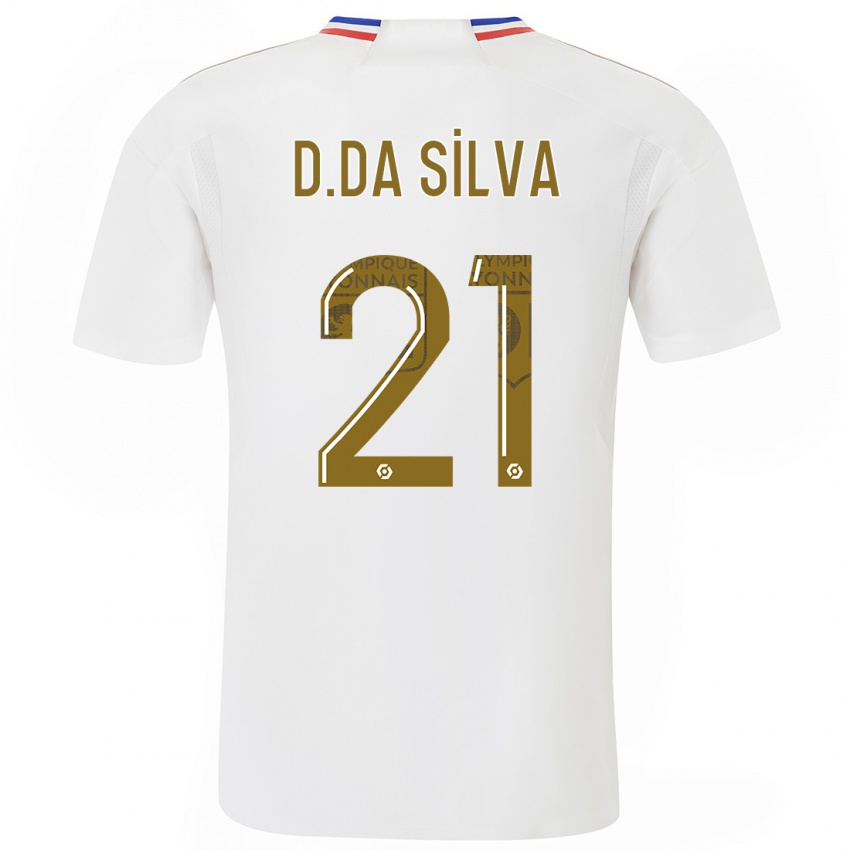 Kinder Damien Da Silva #21 Weiß Heimtrikot Trikot 2023/24 T-Shirt Belgien