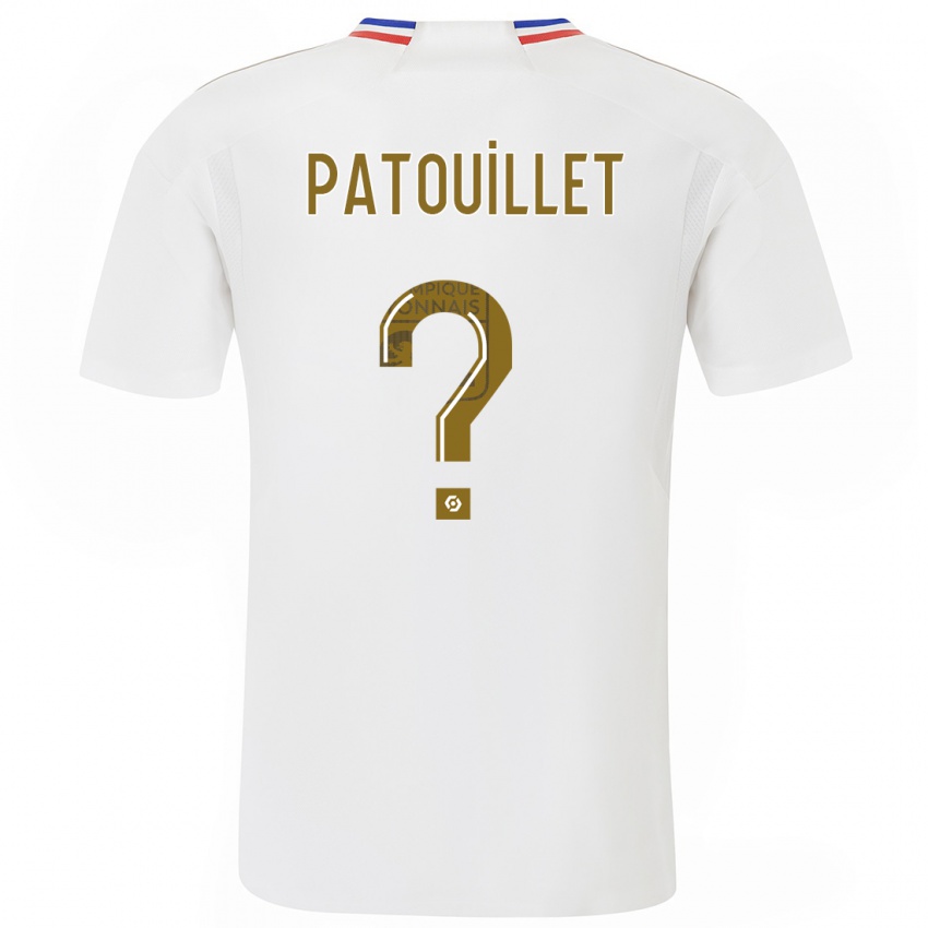 Kinder Mathieu Patouillet #0 Weiß Heimtrikot Trikot 2023/24 T-Shirt Belgien