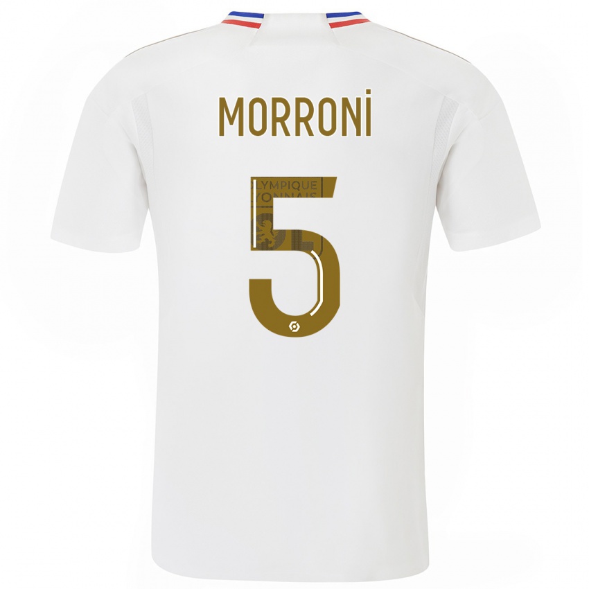 Enfant Maillot Perle Morroni #5 Blanc Tenues Domicile 2023/24 T-Shirt Belgique