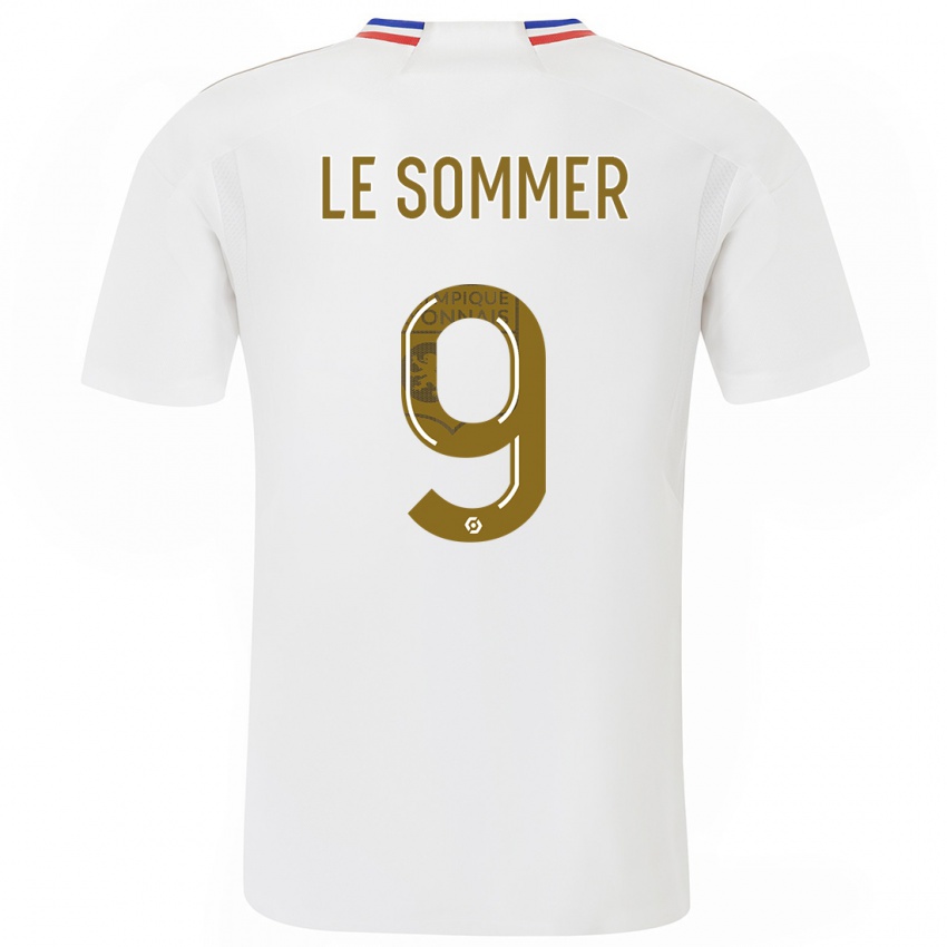 Kinder Eugenie Le Sommer #9 Weiß Heimtrikot Trikot 2023/24 T-Shirt Belgien