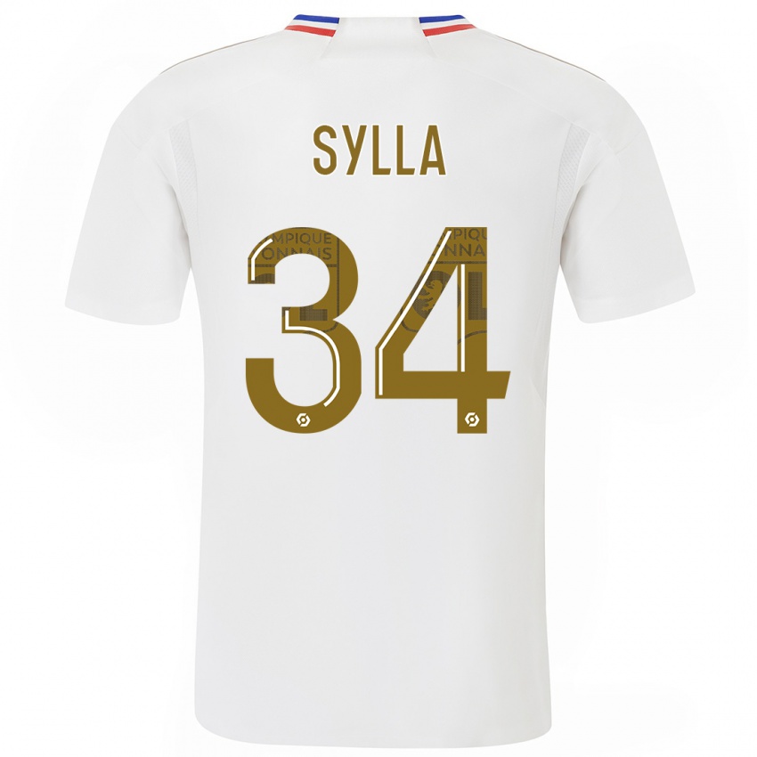 Kinderen Kysha Sylla #34 Wit Thuisshirt Thuistenue 2023/24 T-Shirt België