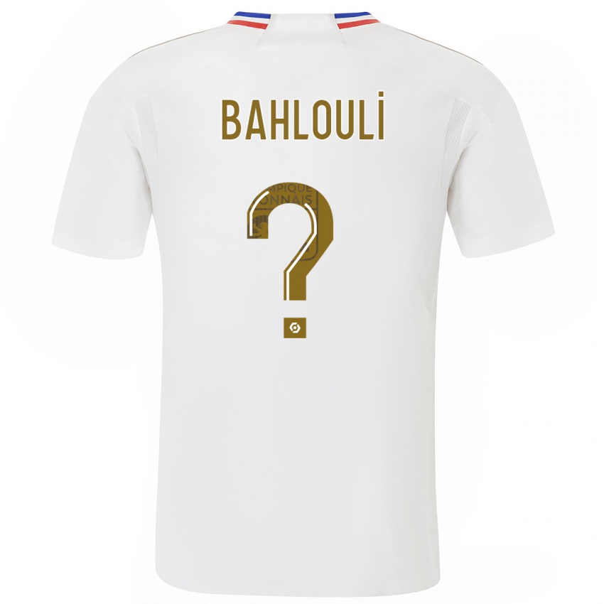 Kinderen Djibrail Bahlouli #0 Wit Thuisshirt Thuistenue 2023/24 T-Shirt België