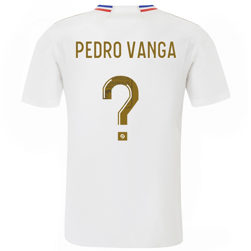 Kinderen Emerson Pedro Vanga #0 Wit Thuisshirt Thuistenue 2023/24 T-Shirt België