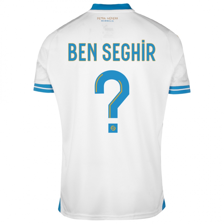 Kinder Salim Ben Seghir #0 Weiß Heimtrikot Trikot 2023/24 T-Shirt Belgien
