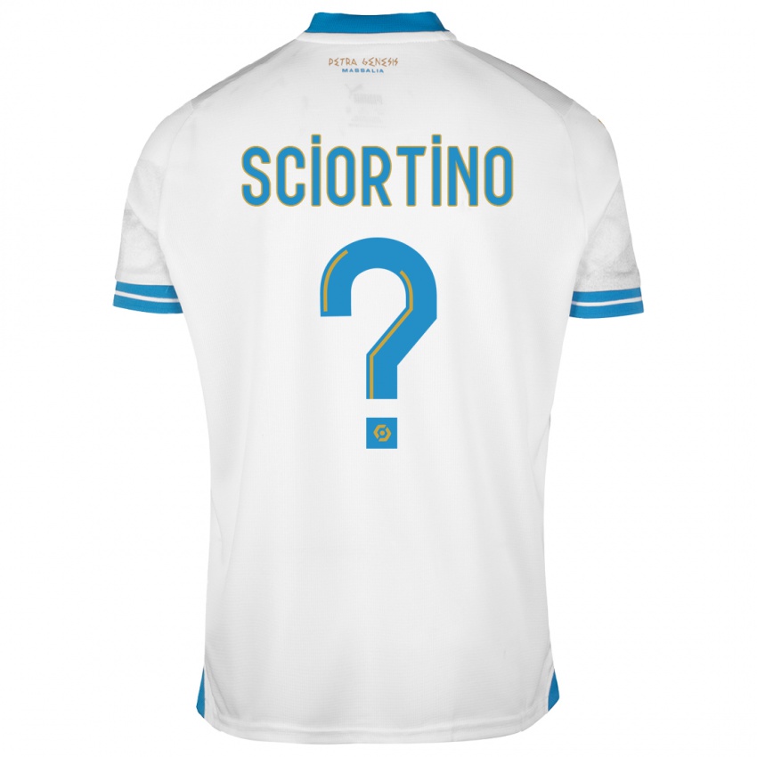 Kinder Paolo Sciortino #0 Weiß Heimtrikot Trikot 2023/24 T-Shirt Belgien