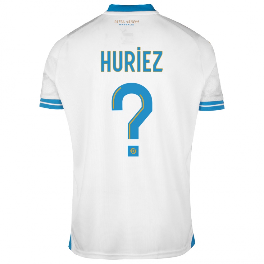 Kinder Evan Huriez #0 Weiß Heimtrikot Trikot 2023/24 T-Shirt Belgien