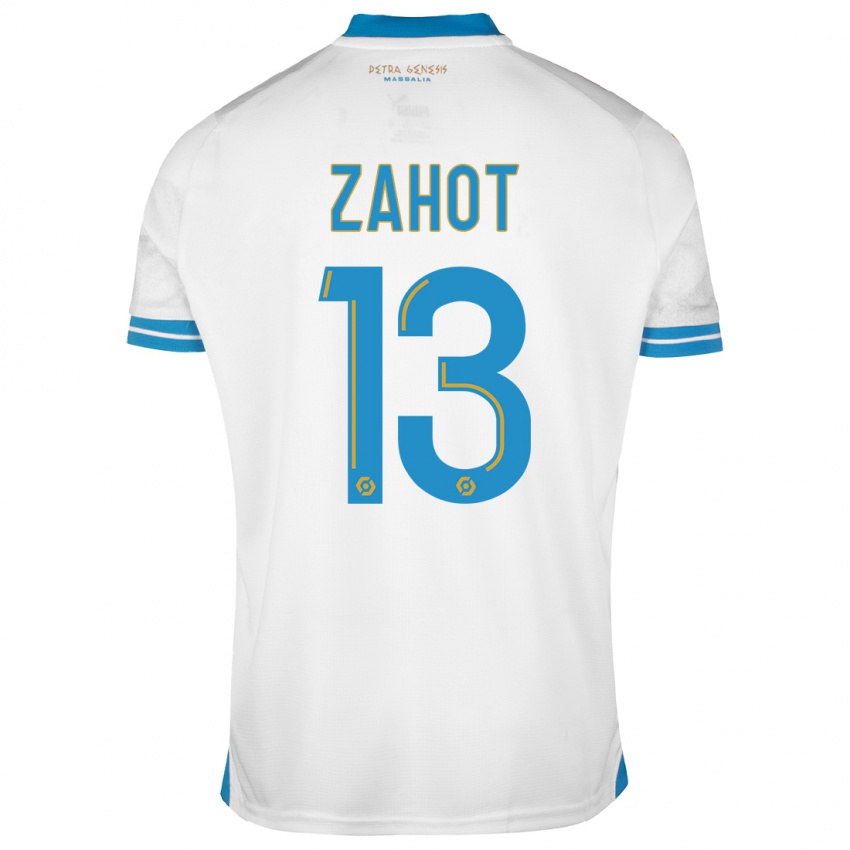 Kinderen Sarah Zahot #13 Wit Thuisshirt Thuistenue 2023/24 T-Shirt België