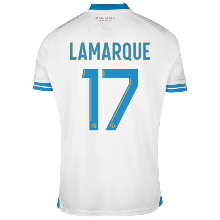 Kinder Alais Lamarque #17 Weiß Heimtrikot Trikot 2023/24 T-Shirt Belgien
