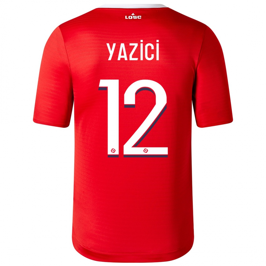 Enfant Maillot Yusuf Yazici #12 Rouge Tenues Domicile 2023/24 T-Shirt Belgique
